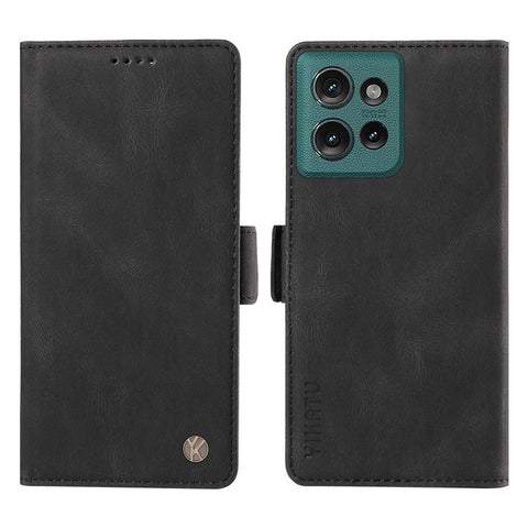 YIKATU YK-005 For Motorola Edge 50 5G Case PU Leather Wallet Phone Cover Skin Touch Feeling