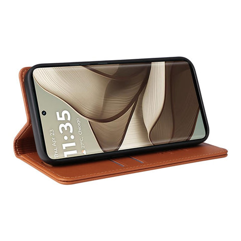 YIKATU YK-001 For Motorola Edge 50 5G Case Stand Leather Phone Cover Strong Magnetic Closure