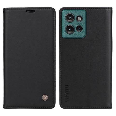 YIKATU YK-001 For Motorola Edge 50 5G Case Stand Leather Phone Cover Strong Magnetic Closure