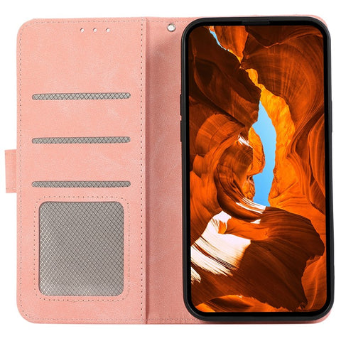 ABEEL For Motorola Edge 50 5G Case Color Splicing Leather Flip Phone Cover RFID Blocking