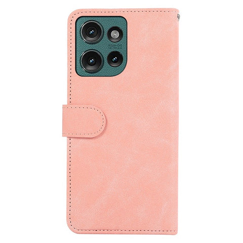 ABEEL For Motorola Edge 50 5G Case Color Splicing Leather Flip Phone Cover RFID Blocking