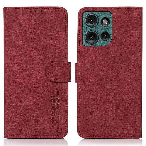 KHAZNEH For Motorola Edge 50 5G Stand Case PU Leather Wallet Phone Cover