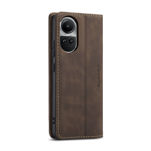 CASEME For Oppo Reno12 Pro 5G (Global) Case  013 Series Card Holder Stand Leather Phone Cover
