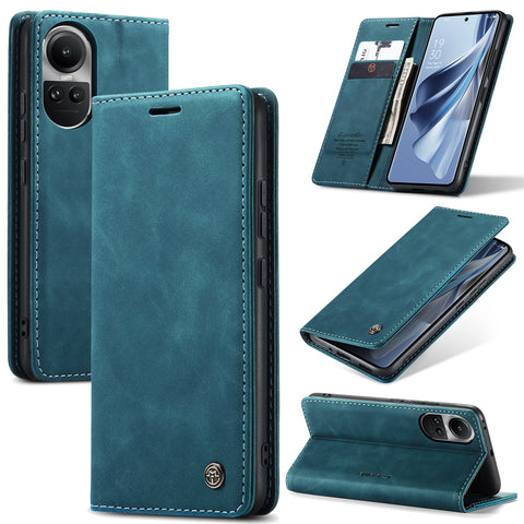 CASEME For Oppo Reno12 Pro 5G (Global) Case  013 Series Card Holder Stand Leather Phone Cover