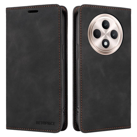 BETOPNICE 003 For Oppo Reno12 F 4G Wallet Case Leather Phone Cover with Stand