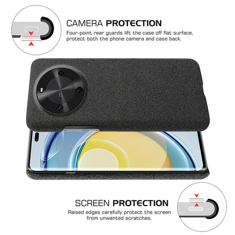 For Huawei Maimang 30 5G Case Cloth Texture Anti-Scratch Protective PC Phone Cover