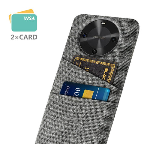For Huawei Maimang 30 5G Case Cloth + Hard PC Phone Cover with Dual Card Slots