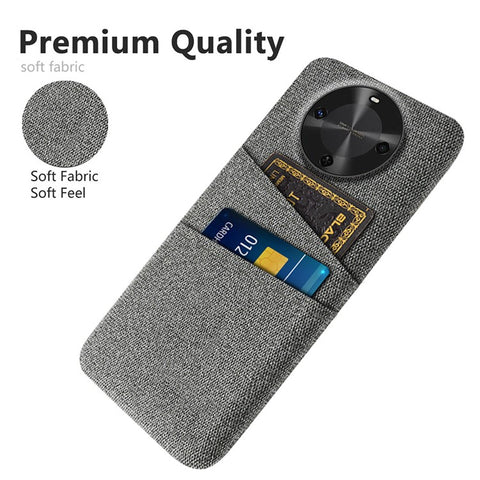 For Huawei Maimang 30 5G Case Cloth + Hard PC Phone Cover with Dual Card Slots