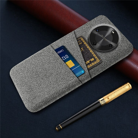 For Huawei Maimang 30 5G Case Cloth + Hard PC Phone Cover with Dual Card Slots