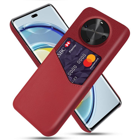 For Huawei Maimang 30 5G Case Cloth Texture PU Leather Hard PC Card Slot Phone Cover