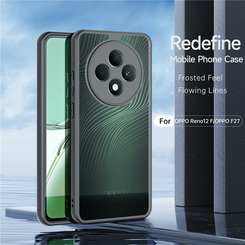 DUX DUCIS Aimo Series For Oppo Reno12 F 5G / 4G / F27 5G Case TPU+PC Matte Phone Cover (REACH Certification)