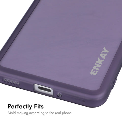 ENKAY HAT PRINCE For Xiaomi Redmi K70 Pro 5G / Xiaomi Redmi K70 5G   Case Matte TPU Phone Cover with Lens Film + 9H Glass Protector