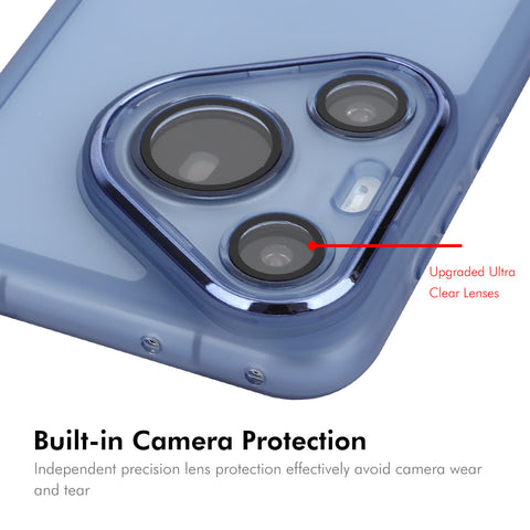 For Huawei Pura 70 ENKAY HAT PRINCE Case Matte TPU Phone Cover with Lens Film + 9H Glass Protector