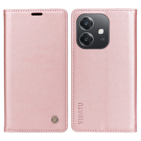 YIKATU For Oppo A5x 5G / A3x 4G / 5G (India) / A3 4G / 5G / A60 5G / A40 4G / A40M 4G Case Stand Leather Phone Cover Strong Magnetic Closure