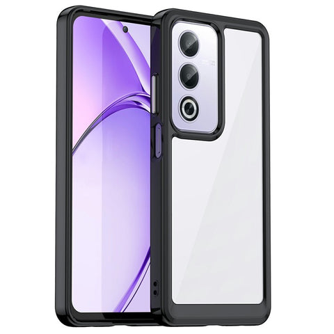 For Oppo A80 5G / A3 Pro (Global) 5G Case TPU +Acrylic Protective Clear Phone Cover