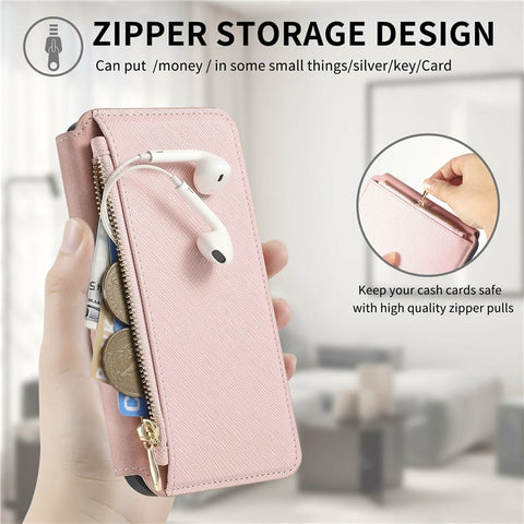 For OnePlus Ace 3 5G / 12R 5G Case Cross Texture Leather Detachable Magnetic Phone Cover