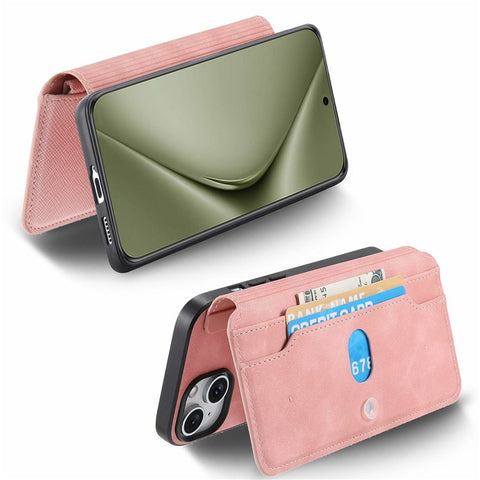 For Huawei Pura 70 Ultra Case Cross Texture Leather Detachable Magnetic Phone Cover