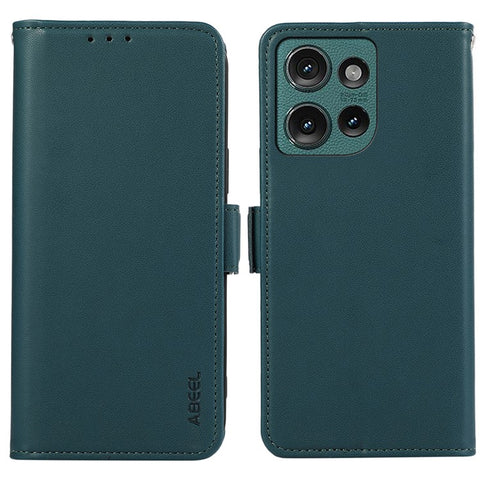 ABEEL For Motorola Edge 50 5G Case Leather Phone Cover with RFID Blocking Wallet
