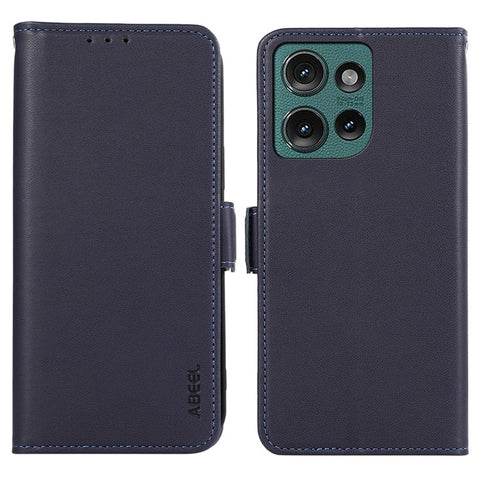 ABEEL For Motorola Edge 50 5G Case Leather Phone Cover with RFID Blocking Wallet