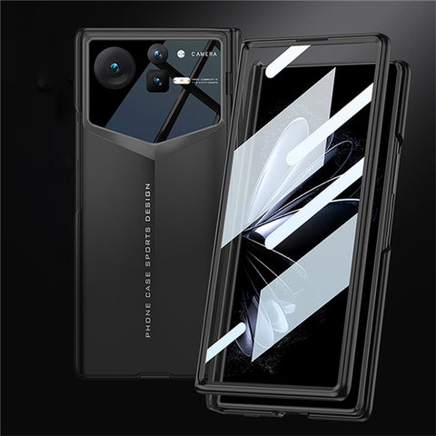 GKK For Xiaomi Mix Fold 2 5G Case Magnetic Hinge Protection PC Phone Cover with Tempered Glass Screen Protector