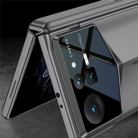 GKK For Xiaomi Mix Fold 2 5G Case Magnetic Hinge Protection PC Phone Cover with Tempered Glass Screen Protector