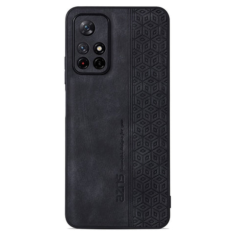 AZNS For Xiaomi Redmi Note 11T 5G / Note 11S 5G / Note 11 5G (MediaTek) / Poco M4 Pro 5G Imprinted Pattern Phone Cover Leather Coated TPU Case
