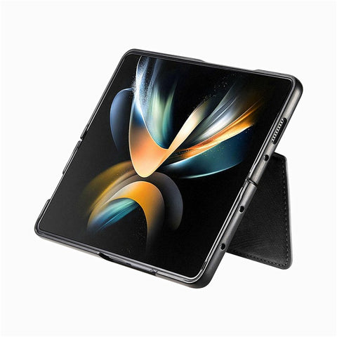 CASENEO For Samsung Galaxy Z Fold3 5G Leather Case 2-in-1 Magnetic Detachable Wallet Phone Cover
