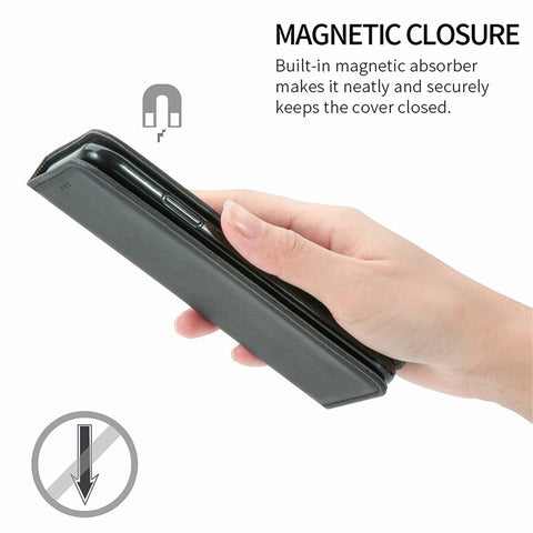 For Google Pixel 10 Pro / Pixel 10 / Pixel 9 Pro / Pixel 9 Case Skin Touch Feeling Card Slot Leather Phone Cover Stand Magnetic Absorption