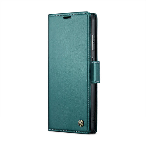 CASEME For Oppo Reno12 F 5G Leather Case  023 RFID Blocking 3 Card Slot Mobile Cover