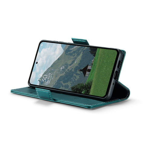 CASEME For Oppo Reno12 F 5G Leather Case  023 RFID Blocking 3 Card Slot Mobile Cover