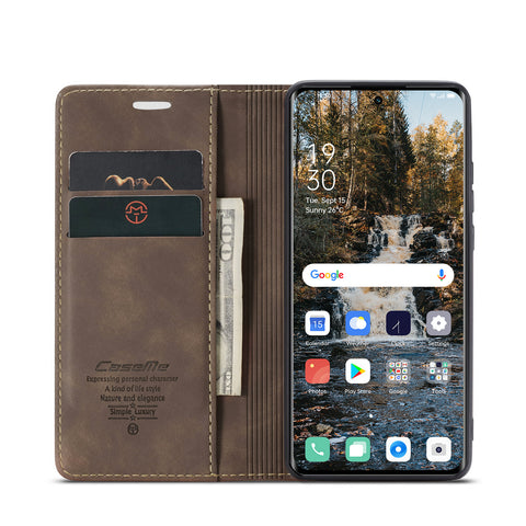 CASEME For Oppo A1 Pro 5G / Oppo Reno8 T 5G Case  013 Series Card Holder Stand Leather Phone Cover