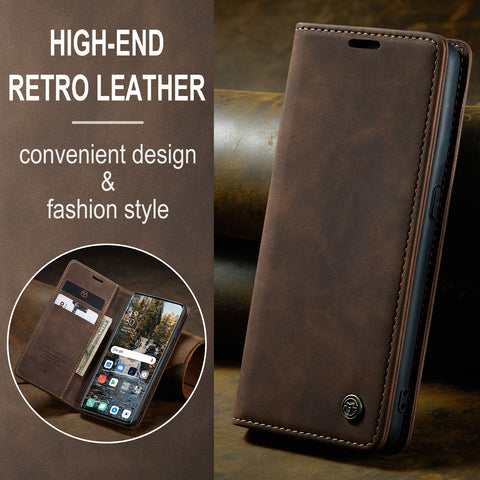CASEME For Oppo A1 Pro 5G / Oppo Reno8 T 5G Case  013 Series Card Holder Stand Leather Phone Cover