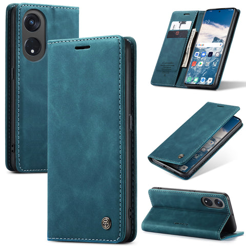CASEME For Oppo A1 Pro 5G / Oppo Reno8 T 5G Case  013 Series Card Holder Stand Leather Phone Cover