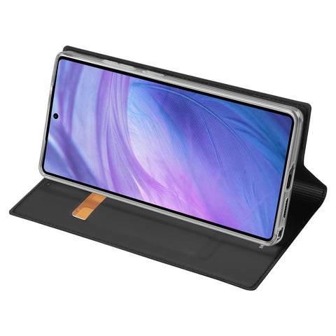 DUX DUCIS Skin Pro Series For Samsung Galaxy S25 Ultra Case Leather Phone Cover Card Holder (Non-magnetic)