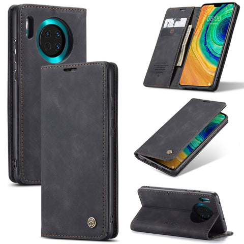 CASEME For Huawei Mate 30 4G / Huawei Mate 30 5G Case  013 Series Card Holder Stand Leather Phone Cover