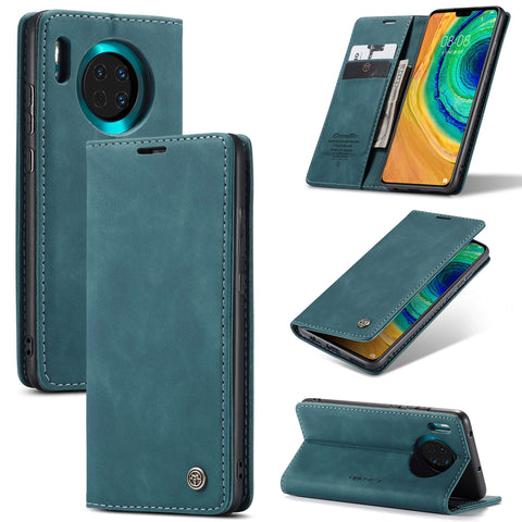 CASEME For Huawei Mate 30 4G / Huawei Mate 30 5G Case  013 Series Card Holder Stand Leather Phone Cover