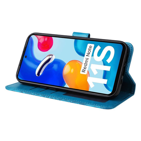 For Xiaomi Redmi Note 11 Pro 5G (MediaTek) / Note 11 Pro+ 5G / Poco X4 NFC / 11i 5G Sunflower Imprinted Leather Case Stand Wallet Phone Cover