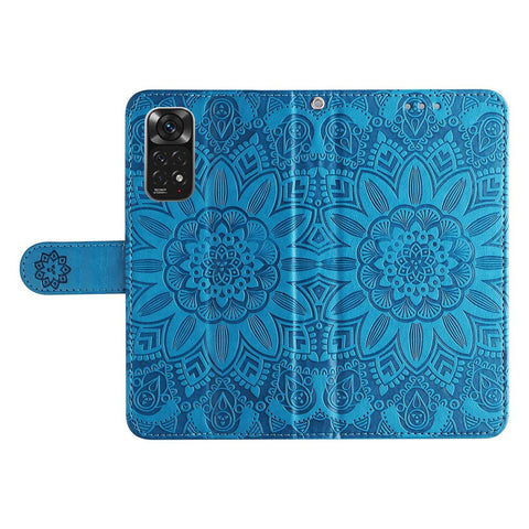 For Xiaomi Redmi Note 11 Pro 5G (MediaTek) / Note 11 Pro+ 5G / Poco X4 NFC / 11i 5G Sunflower Imprinted Leather Case Stand Wallet Phone Cover