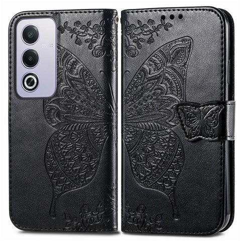 For Oppo A80 5G Case PU Leather Wallet Phone Cover Butterfly Pattern