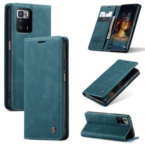 CASEME For Xiaomi Poco X3 GT / Xiaomi Redmi Note 10 Pro 5G (China) Case  013 Series Card Holder Stand Leather Phone Cover