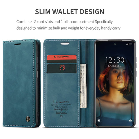 CASEME For Xiaomi Poco X3 GT / Xiaomi Redmi Note 10 Pro 5G (China) Case  013 Series Card Holder Stand Leather Phone Cover