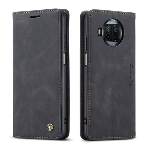CASEME For Xiaomi Redmi Note 9 Pro 5G / Xiaomi Mi 10T Lite 5G Case  013 Series Card Holder Stand Leather Phone Cover