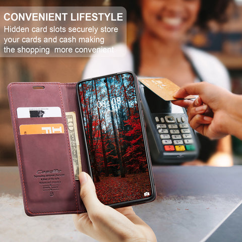 For Huawei Mate 60 Case CASEME 013 Series Card Holder Stand Leather Phone Cover