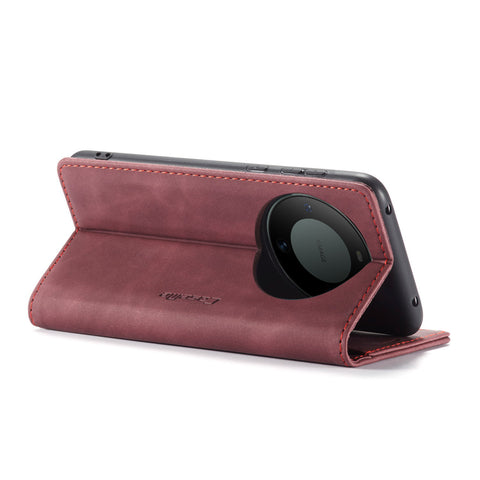 For Huawei Mate 60 Case CASEME 013 Series Card Holder Stand Leather Phone Cover