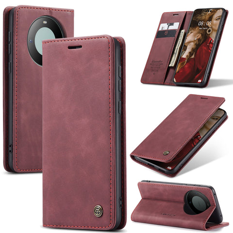 CASEME For Huawei Mate 60 Pro+ / Huawei Mate 60 Pro Case  013 Series Card Holder Stand Leather Phone Cover
