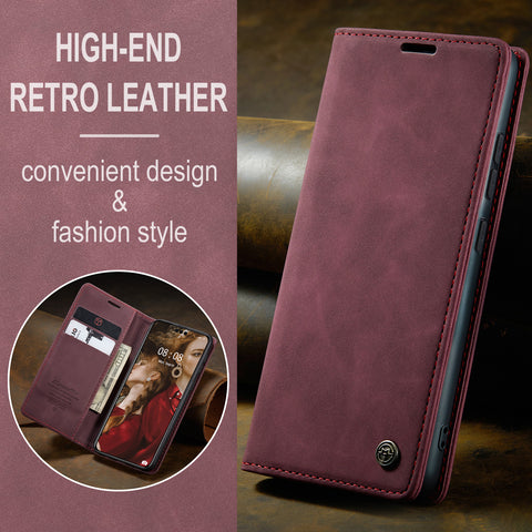 CASEME For Huawei Mate 60 Pro+ / Huawei Mate 60 Pro Case  013 Series Card Holder Stand Leather Phone Cover