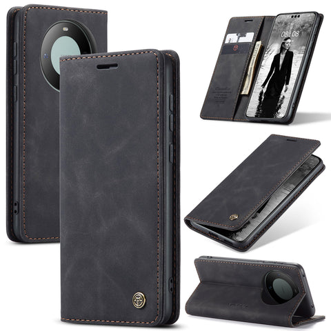 CASEME For Huawei Mate 60 Pro+ / Huawei Mate 60 Pro Case  013 Series Card Holder Stand Leather Phone Cover