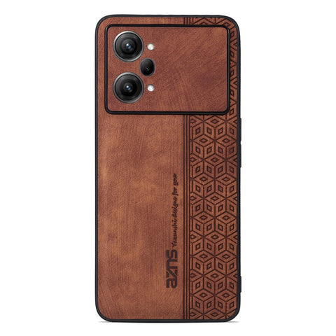 AZNS For Oppo K10 Pro 5G Imprinted Pattern Cell Phone Case Anti-drop PU Leather Coated TPU Cover