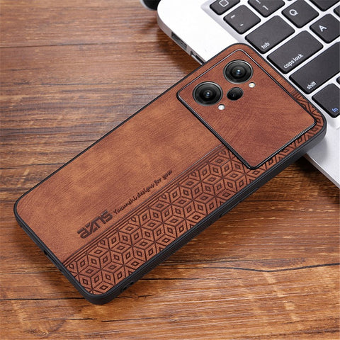 AZNS For Oppo K10 Pro 5G Imprinted Pattern Cell Phone Case Anti-drop PU Leather Coated TPU Cover