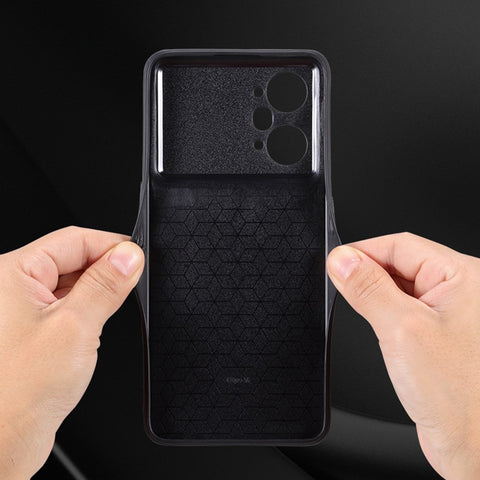 AZNS For Oppo K10 Pro 5G Imprinted Pattern Cell Phone Case Anti-drop PU Leather Coated TPU Cover